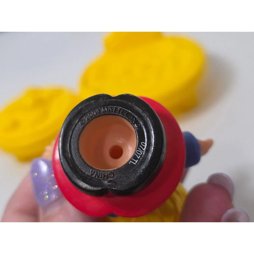 Mattel Little People Doll‎ Lot 2001 Figure with Yellow Furniture